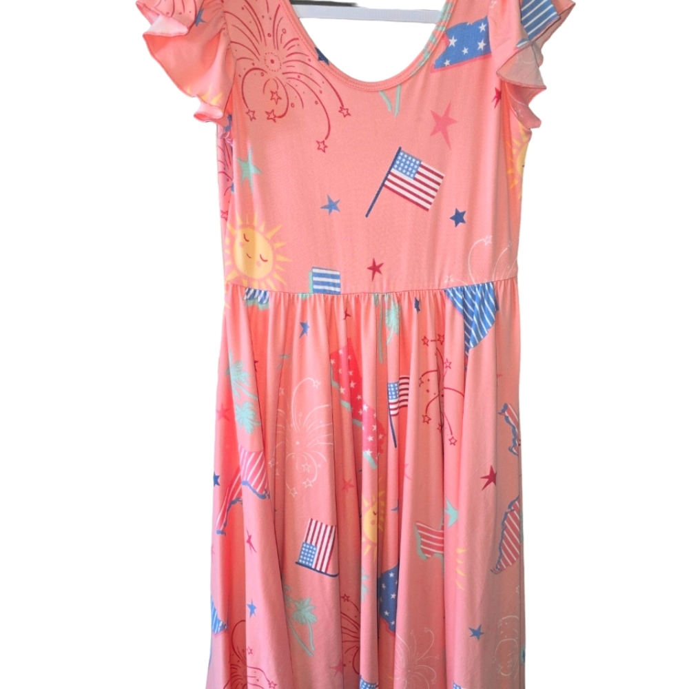 Dot Dot Smile American/4th of July Dress